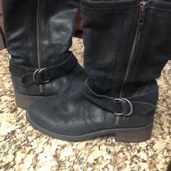 Ugg Silva Zip-Up Women’s Leather Boots - Picture 4 of 7